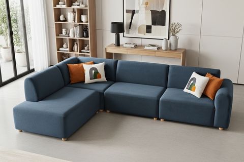 BRUSSELS SOL KÖŞE KOLTUK, MAVİ