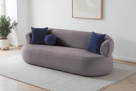 TURİN ÜÇLÜ KOLTUK, KOYU GRİ