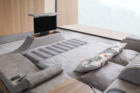 PARİS MASAJLI AKILLI KARYOLA, KAHVERENGİ