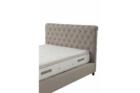 DELUXE BEJ ÇİFT KİŞİLİK BAZA+BAŞLIK+YATAK, BEJ, 140X200