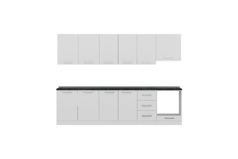 MİNAR FELİX 295 CM MUTFAK DOLABI BEYAZ 295-B5