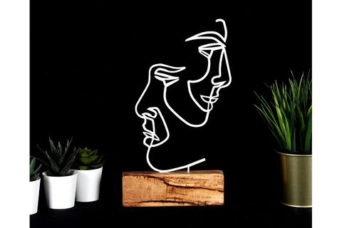 DEKORATİF OBJE FACES BRONZ