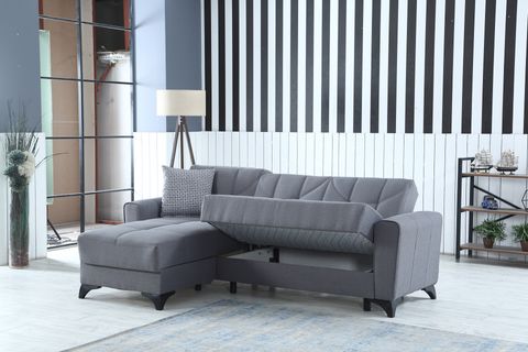 MEYRA KÖŞE KOLTUK, KOYU GRİ