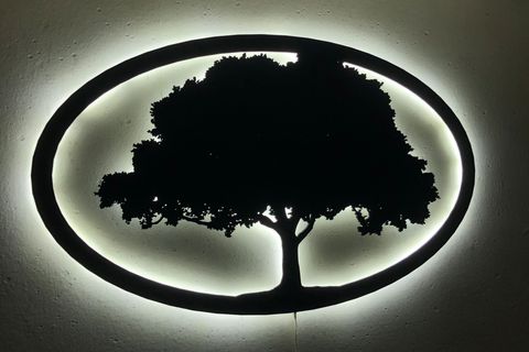 HAYAT AĞACI LED IŞIKLI TABLO