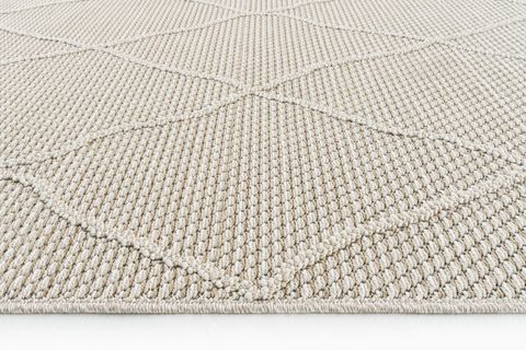ELİT EL 02 BEİGE BEJ HAV TOZ VERMEZ ETNİK ÖRGÜ DESEN HASIR DOKUMA KESME YOLLUK MODERN SALON HALISI 160X300