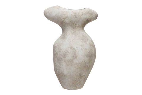TERRACOTTA GÖVDE ŞEKİLLİ DEKORATİF VAZO