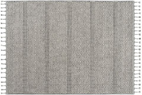 EKO HALI SOHO SH 01 GREY GRİ HAV VERMEZ ETNİK ÖRGÜ HASIR DOKUMA KESME YOLLUK BUKLELİ HALI 100X500