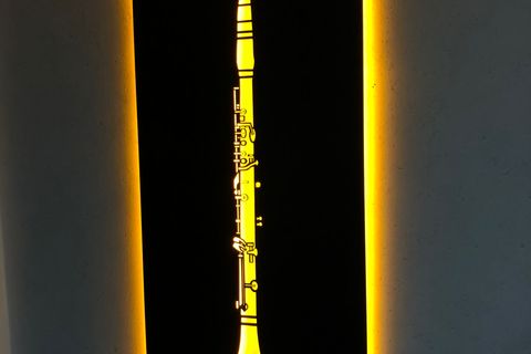 KLARNET V2 LED IŞIKLI TABLO