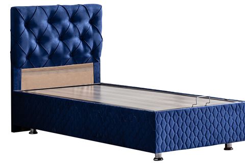 VİTA NEW BAZA BAŞLIK VE COMFORT YATAK SETİ, LACİVERT, 120X200