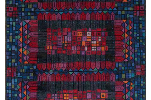 GEOMETRİC BASKILI DOKUMA TABAN HALI, 123 YNG, 80X200 CM