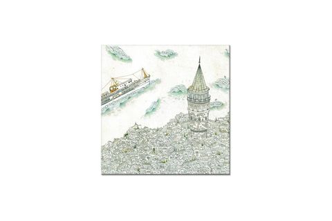 İSTANBUL KANVAS  TABLO İSGA-8621 30X30CM