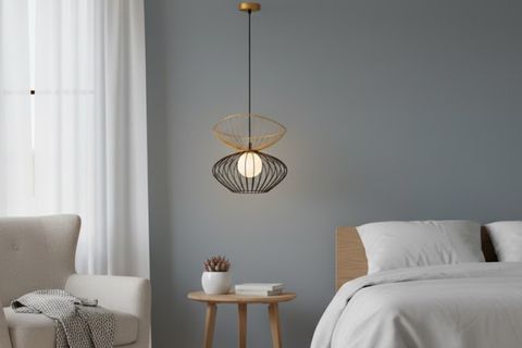 AMSTERDAM KAFES AVİZE, BEYAZ GOLD SİYAH