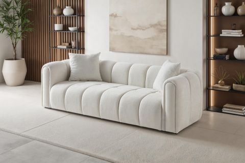 OSLO ÜÇLÜ KOLTUK, BEYAZ