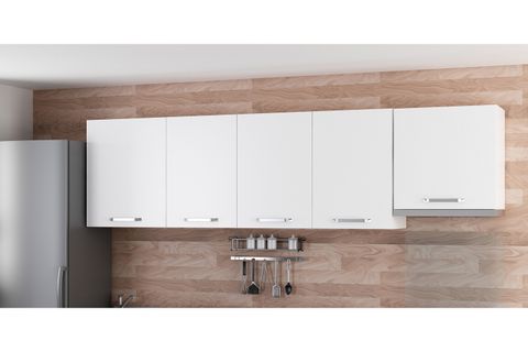 MİNAR 270 CM MUTFAK DOLABI BEYAZ 270-B4-ÜST MODÜL