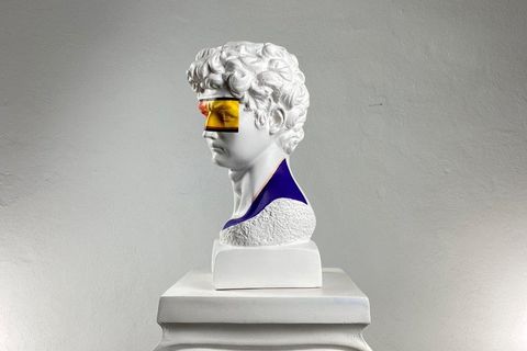 DAVID ROCK N ROLL POP ART DEKORATİF ROMA YUNAN HEYKELLERİ