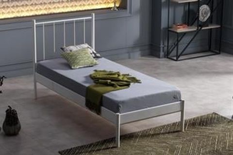 FALEZ ST METAL KARYOLA, BEYAZ, 90X200