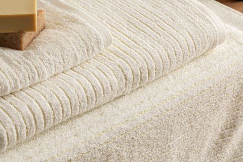 LUNA STRİPEDWAVE YÜZ HAVLUSU,YEŞİL,50X90