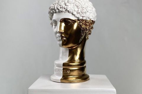HERMES GOLD MAIL POP ART DEKORATİF ROMA YUNAN HEYKELLERİ
