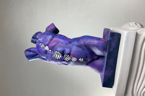 TORS GALAXY POP ART DEKORATİF ROMA YUNAN HEYKELLERİ