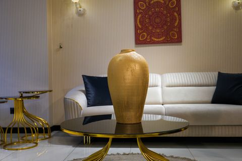 SEMPLİCE DOKULU TERRACOTTA VAZO