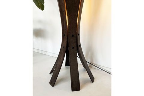 HEDRA İSKANDİNAV TARZI AHŞAP LAMBADER, CEVİZ