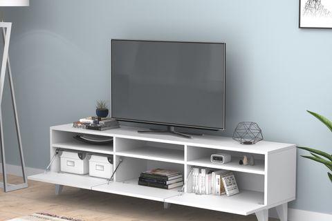 DELUXE TV ÜNİTESİ, BEYAZ, 180 CM