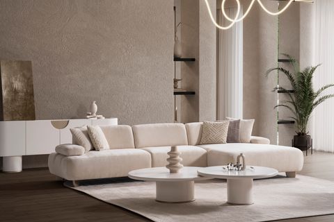 İZNİK KÖŞE KOLTUK, KREM