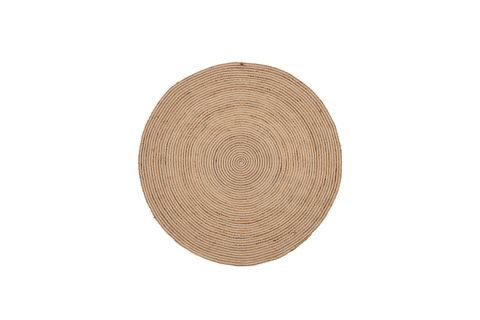 NATURA NATURAL JÜT YUVARLAK HALI, 00008A, 90X90