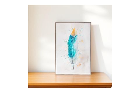 BOHO TÜY MOTİFLİ KANVAS TABLO, DESEN 5