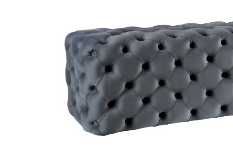 EKİNOKS YATAK UCU PUF, KAPİTONE MODERN KÜP PUF, DEKORATİF BENCH