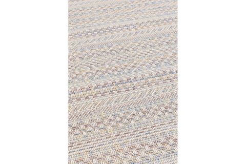 VİVALDİ SARI MAVİ MODERN HALI A0053C, 77X300