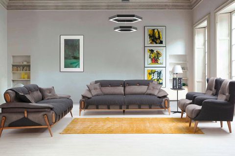 HEGZA LIGHTING HEXAGON PIRAMIT LED AVİZE, SİYAH KASA BEYAZ IŞIK