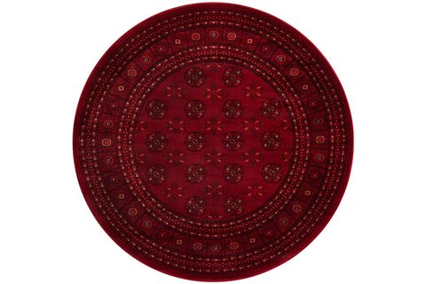 ANGORAHOME PERSİAN BK1004 DOKUMA MAKİNE HALISI, YUVARLAK, 160X160