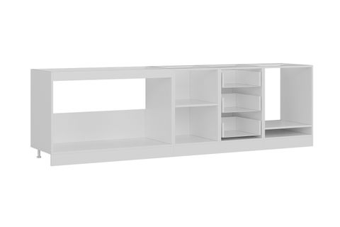 MİNAR 280 CM MUTFAK DOLABI BEYAZ 280-B3-ALT MODÜL