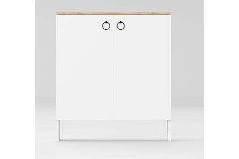 KABİ İKİ KAPAKLI ÇOK AMAÇLI DOLAP, BEYAZ