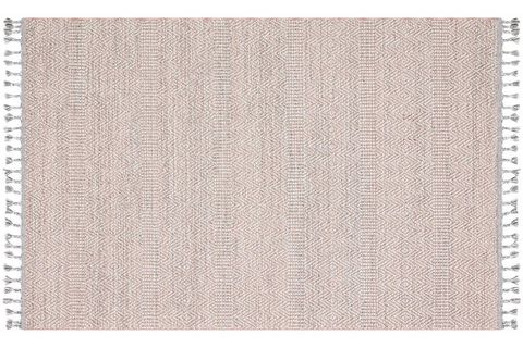 ELİT EL ETNİK DESEN HALI 01, YIKANABİLİR, ROSE, 80X150