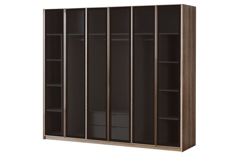 MADERA CAM KAPAKLI GARDIROP, 6 KAPAKLI