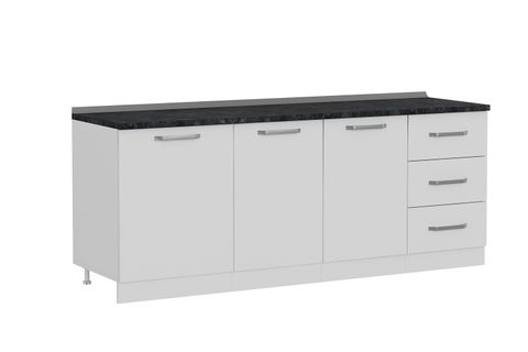 MİNAR 210 CM MUTFAK DOLABI BEYAZ 210-B1-ALT MODÜL