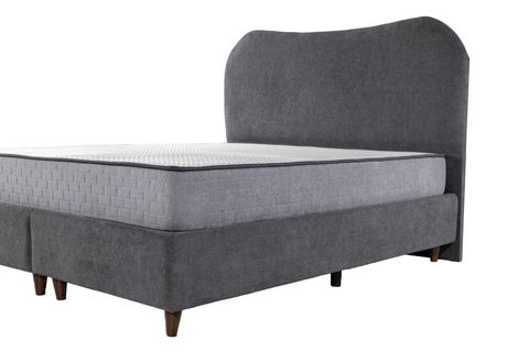 LUNA TREND BAZA VE BAŞLIK SETİ, GRİ, 100X200