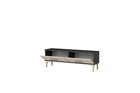 İDA TV SEHPASI, ANTRASİT TRAVERTEN, 120 CM, TSA1215AT