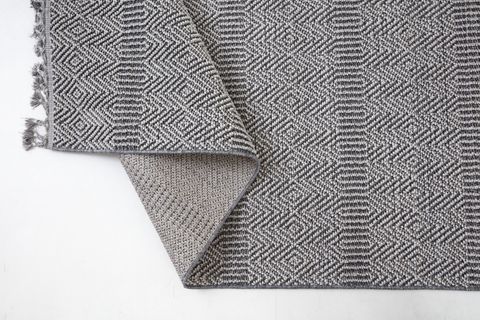 4K INFİNİTY COLLECTİON MODERN MAKİNE HALISI 01, GREY, 160X230 CM