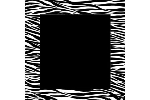 SOHO SİYAH BEYAZ ZEBRA DEKORATİF DESENLİ HALI 50X80
