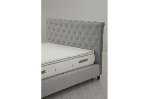 DELUXE GRİ ÇİFT KİŞİLİK BAZA+BAŞLIK+YATAK, GRİ, 150X200