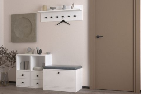 BERA PORTMANTO, KAPAKLI ÇEKMECELİ PUFLU, PNR-PRT-1004