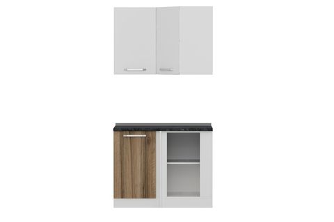MİNAR 105CM KÖŞE MUTFAK DOLABI BEYAZ DORE K105D1