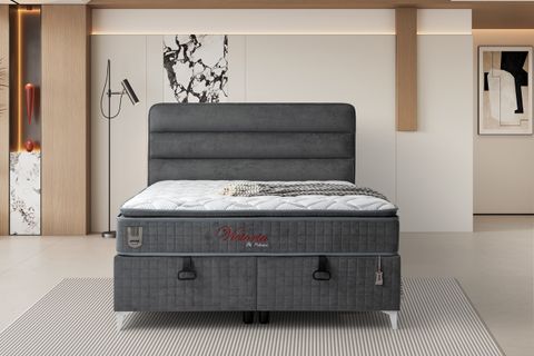 VİCTORİA BAZA BAŞLIK YATAK SETİ, 100X200