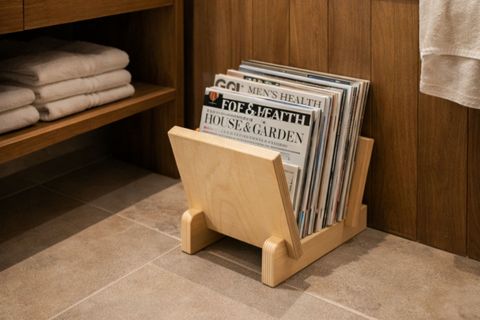 VİNTRA PLAK, DERGİ, GAZETE, KİTAP İÇİN MODÜLER RAF, NATURAL RENK