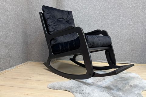 KONTES SALLANAN SANDALYE, SİYAH, LAKE SİYAH AYAK