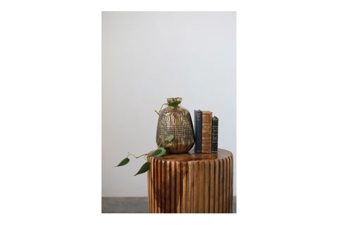 ALTIN TERRACOTTA DESENLİ VAZO