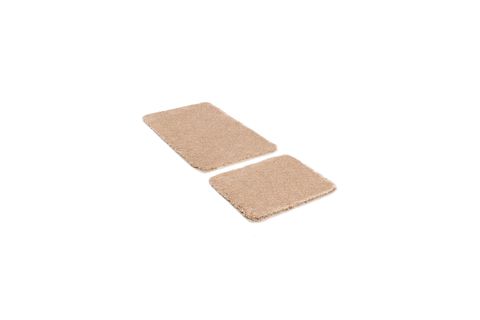 SEGURA PELUŞ KAYDIRMAZ TABAN İKİLİ BANYO PASPASI, BEJ, 60X100-50X60